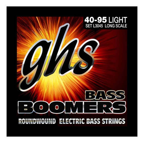 Encordado Ghs L3045 Cuerdas Para Bajo Boomers 040 -095