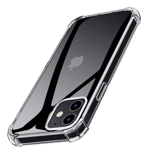 Carcasa Para iPhone 12 / 12 Pro Transparente Reforzada