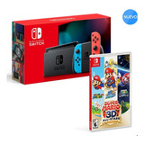 Nintendo Switch 32gb New Super Mario Bros Neon 