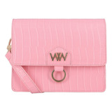 Bolsa Cross Body Para Mujer Westies Rosa Hbubikwe