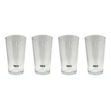 Set 4 Vasos Wayu Vidrio Grueso 475ml Crystal Glass