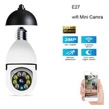 Cámara Wifi Robótica Foco Zócalo E27 Lámpara Luz Led