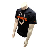 Nike Dri Fit Men's Chicago Bears Football Navy Short Sle Eep