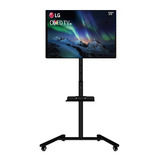 Suporte Tv Pedestal 32 A 70 Com Rodízio