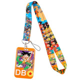 Porta Documento Y Lanyard Dragon Ball Z Anime Porta Carnet