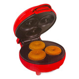 Mini Máquina De Fazer Rosquinhas Donuts Confeitaria Cozinha Cor Vermelho 110v