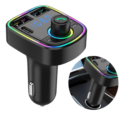 Carregador Adaptador Bluetooth Multifuncional Para Carro