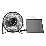 Garosa Ventilador Con Panel Solar Con Usb, Mini Ventilador S