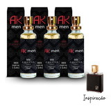 Kit 3 Perfumes Ak Men 15ml Masculino Amakha Paris