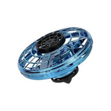 Pelota Voladora Fly Fidget Con Luz Led Juguete Spinner Azul