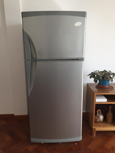 Heladera Gafa Hgf340p Simil Inox Con Freezer 281l 220v