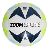 Balon De Futbol N°5 Mabuti Zoom Sports Verde Azul 32 Paneles