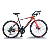 Bicicleta De Ruta Schnell Rodada 700 Shimano Color Naranja