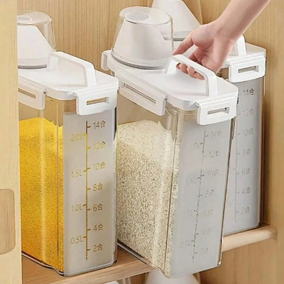 Contenedor Hermético Para Granos 2.5 L Con Tapa Dosificadora Lucency
