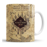 Taza Harry Potter - Mapa Del Merodeador - Cerámica Importada