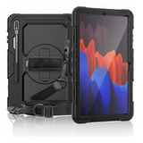 Funda Rudo + Correa Para Samsung Galaxy Tab S7+ Plus T970 