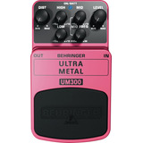 Behringer Um-300 Ultra Metal Pedal Guitarra Color Rosa