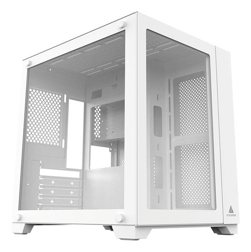 Gabinete Gamer Acegeek Aquarium M345, Mid-tower Lat De Vidro