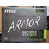 Placa De Video Msi Armor Geforce Gtx 1070 
