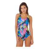 Malla Natacion Mujer Heracles Estampada Resistente Al Cloro 