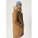 Campera Bolivia Parka Moscovite Negro Beige Verde I24