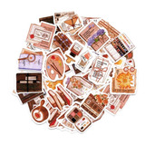 Adesivos Decorativos Scrapbook Washi Sticker 46 Letter Books