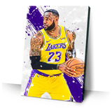 Quadro Canvas Premium 80x60cm Lebron James 01