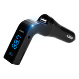 Receptor Bluetooth Cargador Usb Auto Fm Manos Libres Carg7