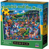 Dowdle Puzzle - La Tortuga Y La Liebre - 100 Piezas