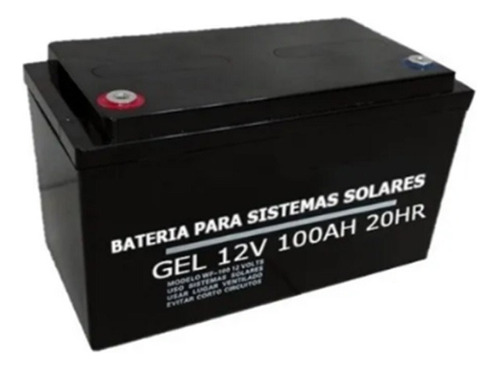 Bateria De 100ah 12v Gel Para Sistema Solar