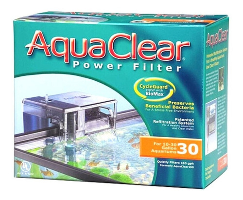 Aquaclear 30 Filtro Mochila Acuarios Peceras