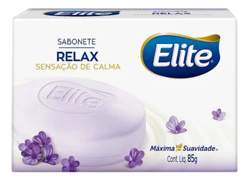 Sabonete Barra Elite 85gr Relax Revigorante Cuidado Beleza