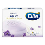 Sabonete Barra Elite 85gr Relax Revigorante Cuidado Beleza