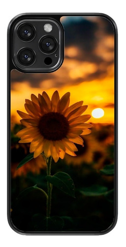 Funda Para Celular Flores Girasol Amarillo Moda Atardecer