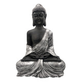 Buda Hindu Meditando Xg2 Prata