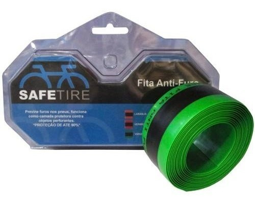 Fita Anti-furo Safetire 35mm Verde P/ Aro 26 27,5 29 O Par