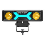 Faro Moto 4x4 Led Blanco Y Ambar C/flash Simple Y Combinado