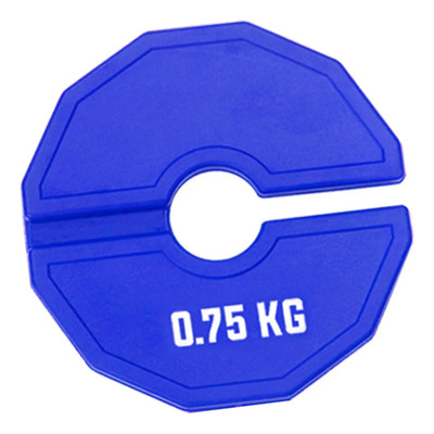 Micro Placa De Gimnasio Placa De Levantamiento 0,75 Kg Azul