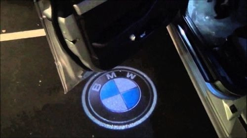 Kit De Luces De Led Logo De Cortesia Bmw Para Auto A Pila 