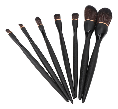 Set De 7 Brochas Para Colorete, Sombras De Ojos Profesionale