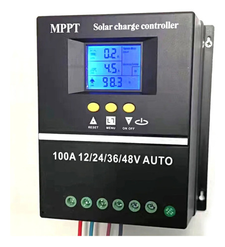 Controlador De Carga Solar Mppt 100a 12v-24-36-48 Automatico