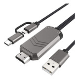 Para Cable Adaptador Para Teléfono A Tv, Tipo C/micro-usb A