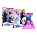 Kit 2 Jogos Menina Frozen - Enviamos Embrulhado P/ Presente