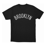 Remera Basket Nba Brooklyn Nets Negra Brooklyn