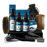 Doexerout Kit Crecimiento De Barba Con Aceite De Crecimiento