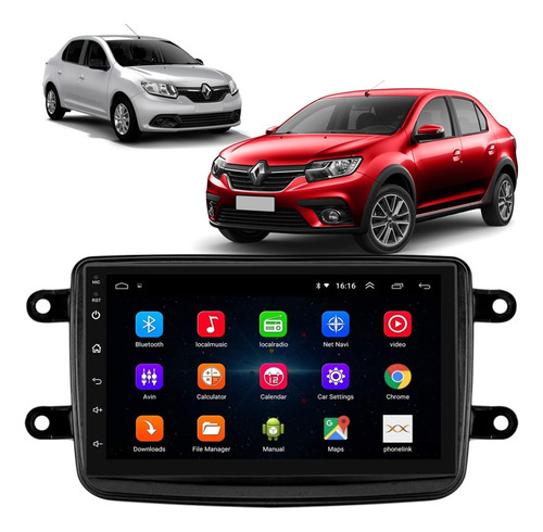 Central Multimidia Android 2gb Gps Wifi Carplay Com Moldura