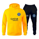 Abrigo Moletom Blusa+calça Psg 23 Infantojuvenil 2 Cores Top