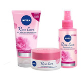 Nivea Kit Rutina Rose Care 3 Unid