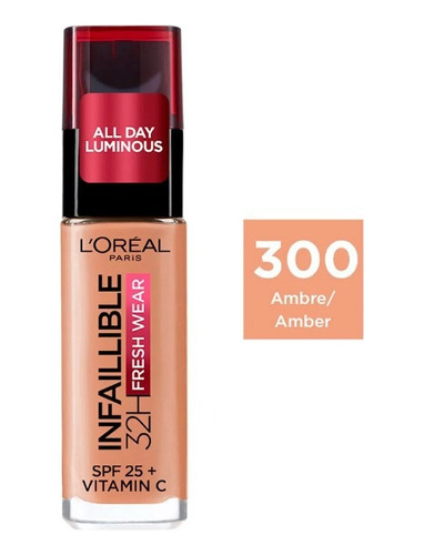 Base De Maquillaje L'oréal Paris Fresh Wear 32h Tono 300