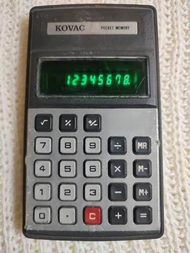 Antigua Calculadora Kovac Japón Funcionando